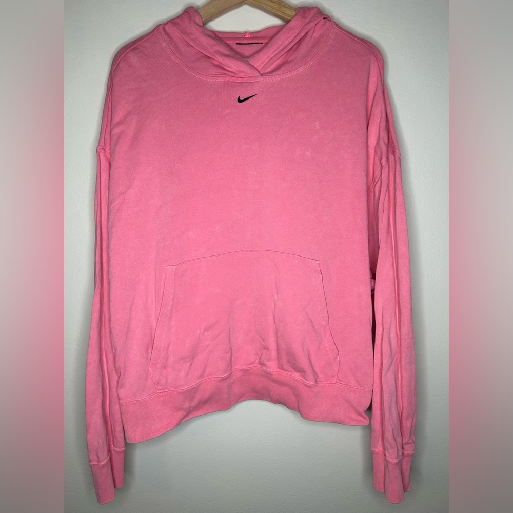 Nike Vibrant Pink Hoodie Cut tag fits like L 26x22